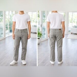 Polo by Ralph Lauren Men's Cotton Blend Pants in Light Gray EUC 36x34